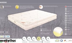 Materac piankowy MORENO Mollyflex