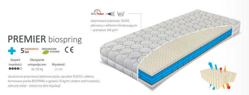 Materac Premier Biospring Materasso