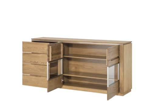 komoda 2-drzwiowa z 4 szufladami Montenegro