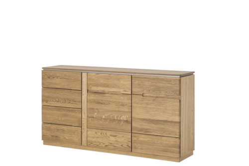 Komoda 2-drzwiowa 4 szuflady Montenegro