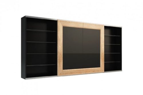 Panel TV z drzwiami przesuwanymi Corino