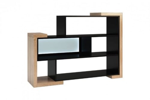 Regał wolnostojący niski z podświetleniem Corino