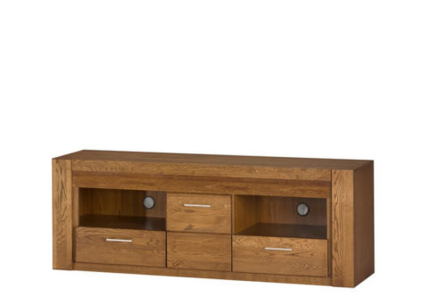 Szafka RTV 1-drzwiowa z 2 szufladami Velvet