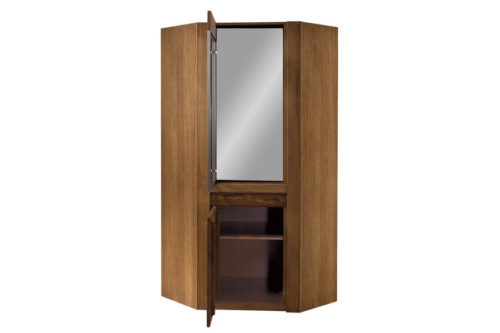 Witryna narożna 2-drzwiowa - barek Velvet