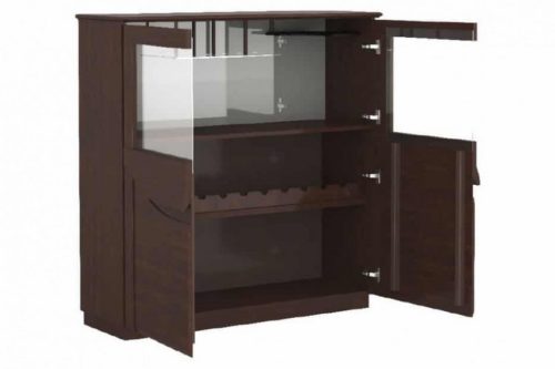 Szafka 2DS z barkiem z oświetleniem Bari