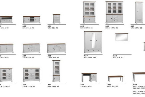 Elelmenty kolekcji Avinion