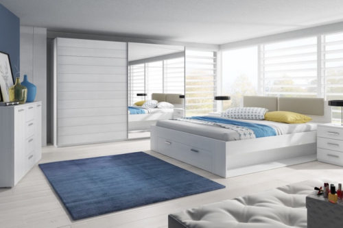 Szafa galaxy w sypialni