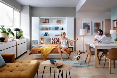 Półkotapczan Bed Concept Lenart