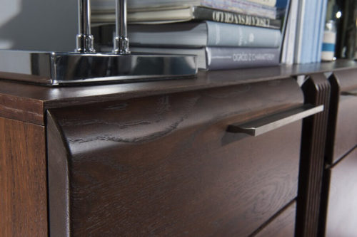 Meble do salonu Porti czekoladowy Szynaka Meble