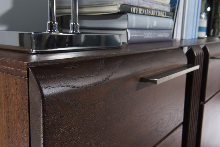 Meble do salonu Porti czekoladowy Szynaka Meble