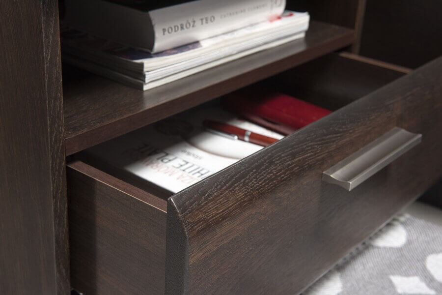 Meble do salonu Porti czekoladowy Szynaka Meble