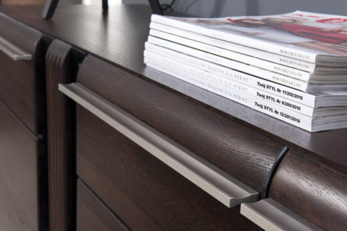 Meble do salonu Porti czekoladowy Szynaka Meble