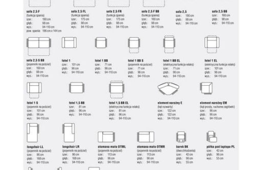 Moduły narożnik Braggi Feniks