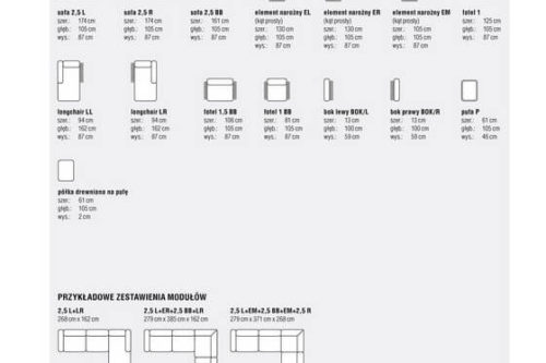 Moduły Narożnik Giovanni Feniks