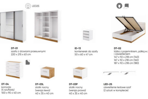 Meble syipalniane Dentro