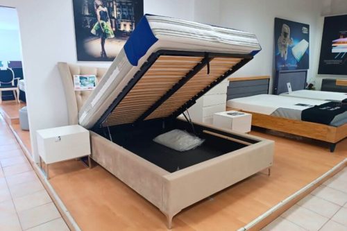 Łóżko tapicerowane Merato Materasso