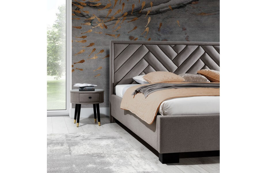 Łóżko PREMIUM z wezgłowiem 77