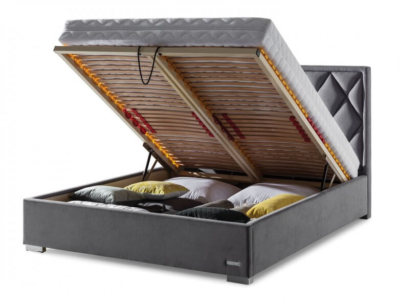 Łóżko PREMIUM z wezgłowiem 22