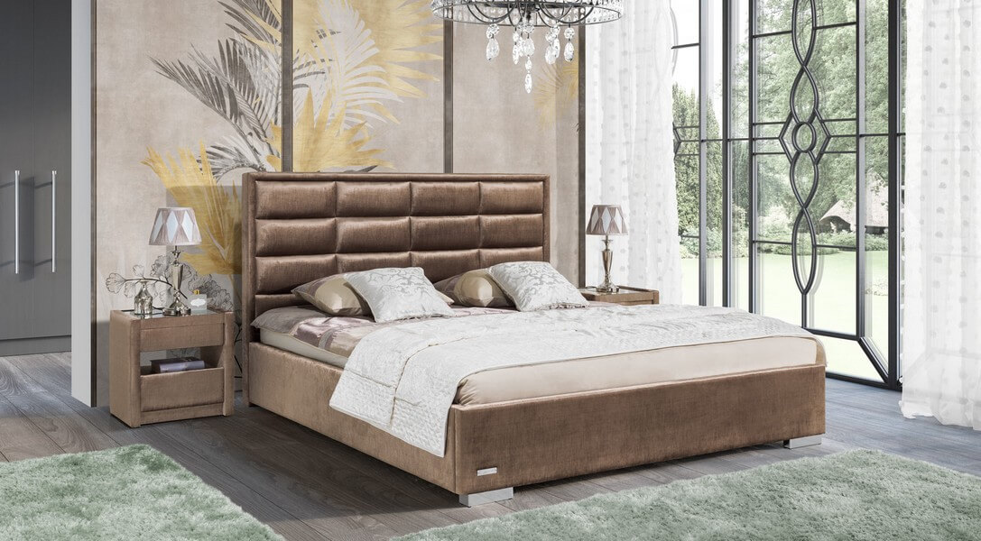 Łóżko Premium z wezgłowiem 22