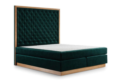 Łóżko KONTYNENTALNE z wezgłowiem 700