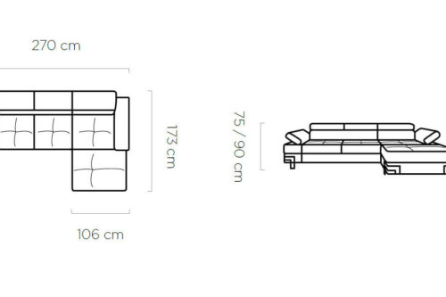 Narożnik Emporio mini Wersal