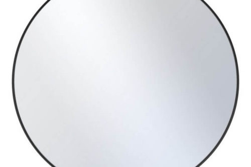 Lustro okrągłe Loft czarny