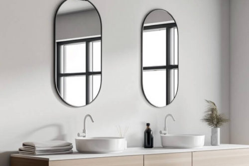 Lustro owalne Scandi