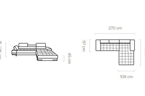 Narożnik Selva mini Wersal