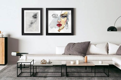 Obraz kobiety o wyjątkowej urodzie