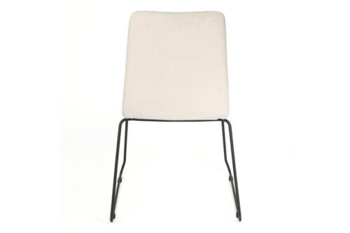Krzesło z metalowymi nogami Lara Claudie