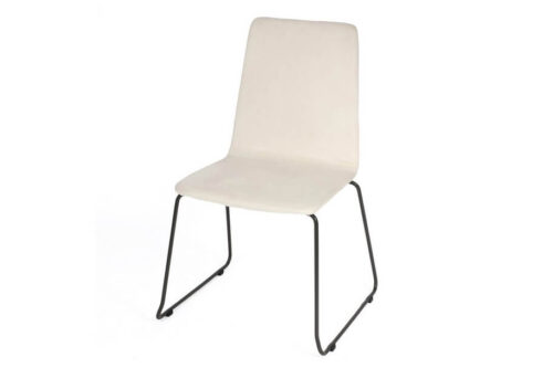 Krzesło z metalowymi nogami Lara Claudie