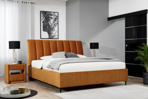 Łóżko tapicerowane Maya