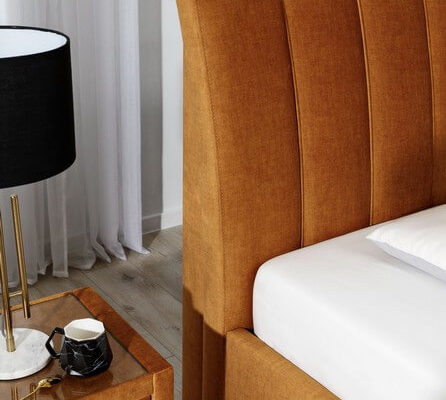 Łóżko tapicerowane Maya