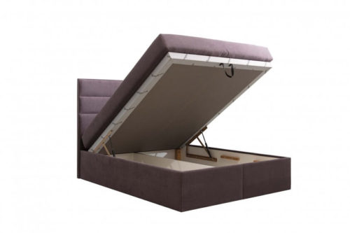 Łózko kotynentalne z wezgłowiem Slim