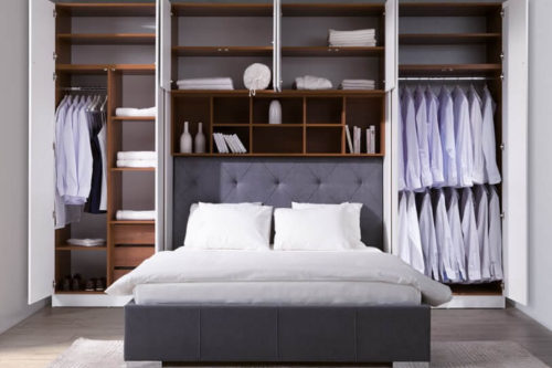 Łózko z szafą Sleep Varia