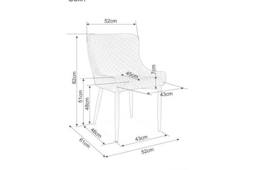 Krzesło Colin B Signal