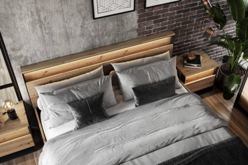 Meble loftowe do sypialni Quant