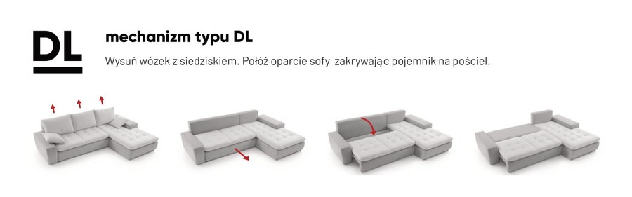 System rozkładania narożnika DL 