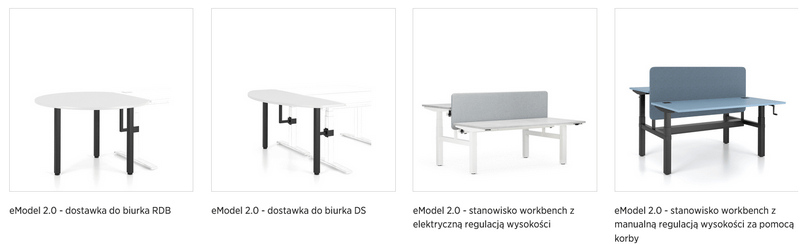 Biurko eModel 2.0 Nowy Styl
