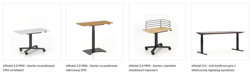 Biurko eModel 2.0 Nowy Styl