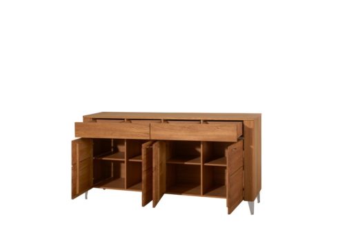 Komoda 4-drzwiowa z 2-szufladami Latina