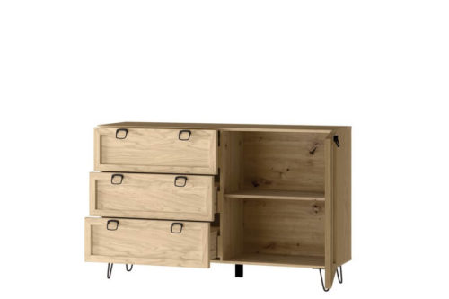 Komoda 1-drzwiowa z 3 szufladami Limbo