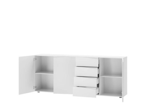 Komoda 3-drzwiowa z 4-szufladami Lucca