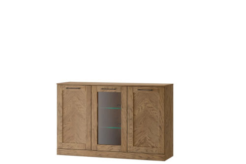 Komoda 3-drzwiowa z oświetleniem Cozy