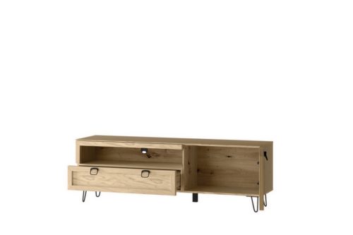 Szafka RTV 1-drzwiowa z 1 szufladą z oświetleniem Limbo