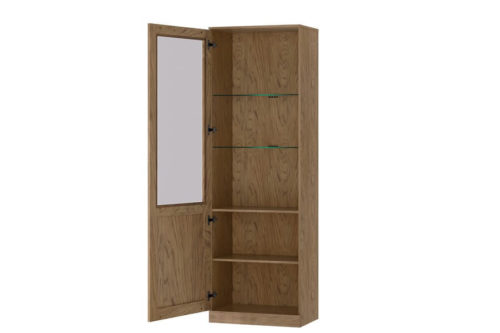 Witryna 1-drzwiowa z oświetleniem Cozy