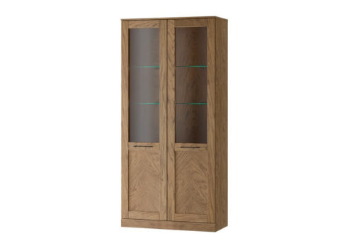 Witryna 2-drzwiowa w oświetleniem Cozy