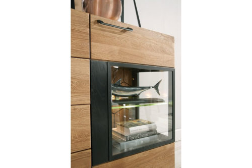 Komoda 2-drzwiowa z 4 szufladami Mosaic