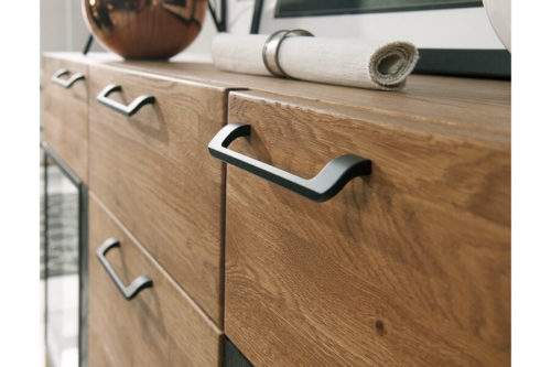 Komoda 2-drzwiowa z 4 szufladami Mosaic