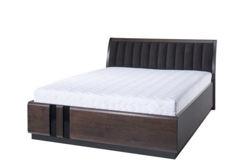 Łóżko z wezgłowiem tapicerowanym 160 x 200 Porti